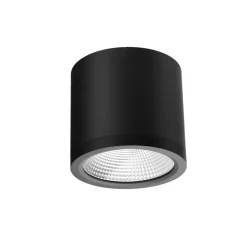 Sklep Kaja Czarna tuba natynkowa LED na balkon IP54 AZ6029 CONYON | Kaja