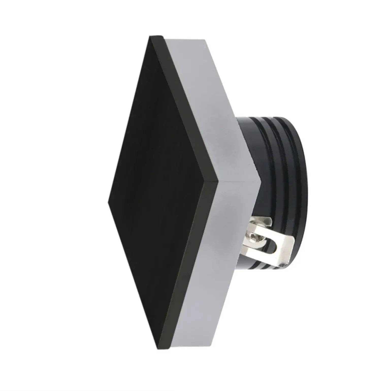 Sklep Kaja Czarna wpustowa oprawa schodowa LED kwadrat AZ3372 OZ | Kaja