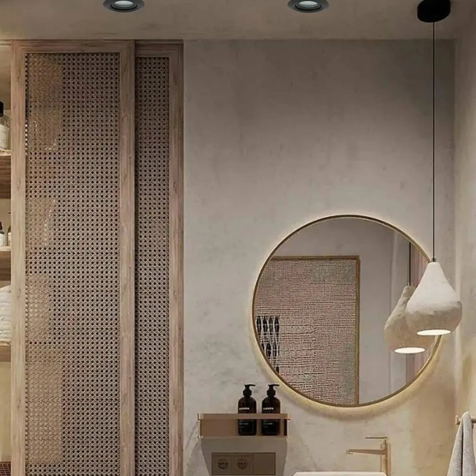 Sklep Kaja Czarne, łazienkowe oczko GU10 LP-4425/1RM BK LAGOS | Kaja Oświetlenie