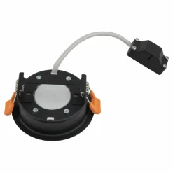 Sklep Kaja Czarne, okrągłe oczko podtynkowe GX53 ⌀9,5cm 10841 UNO | Kaja