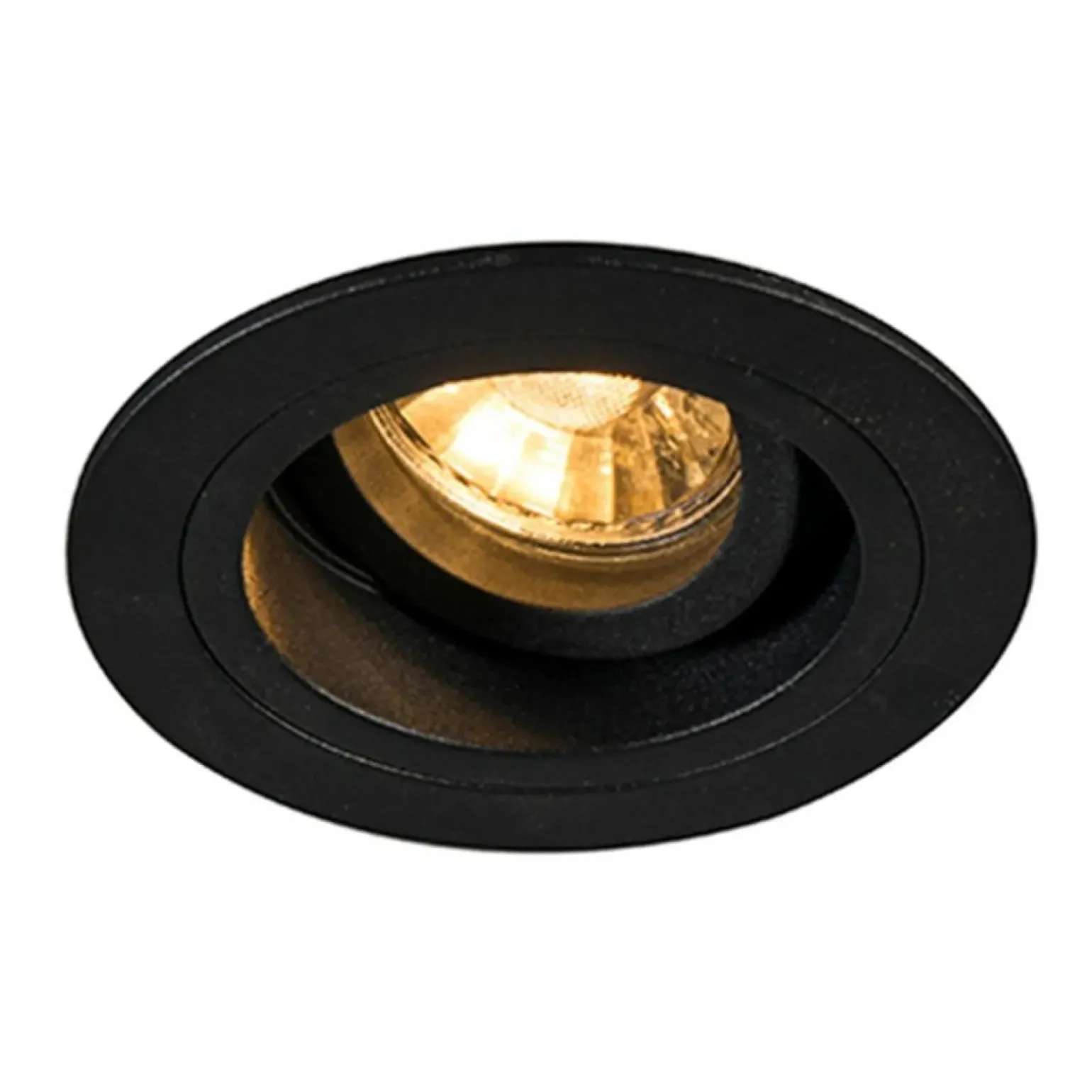 Sklep Kaja Czarne, okrągłe oczko z ruchomym światłem 92700-N z serii CHUCK | Kaja