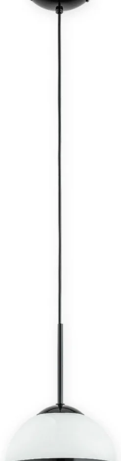 Sklep Kaja Czarno biała lampa wisząca z kloszem O3133 W1 CZA | Kaja Oświetlenie