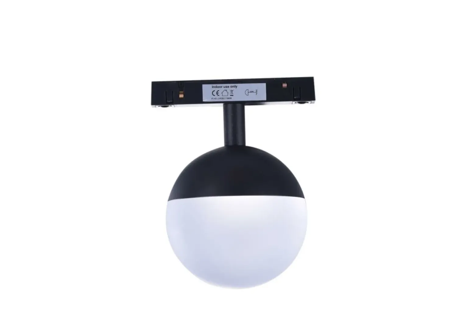 Sklep Kaja Czarno-biała kula LED do szyny jednofazowej AZ4630 ELIN | Kaja
