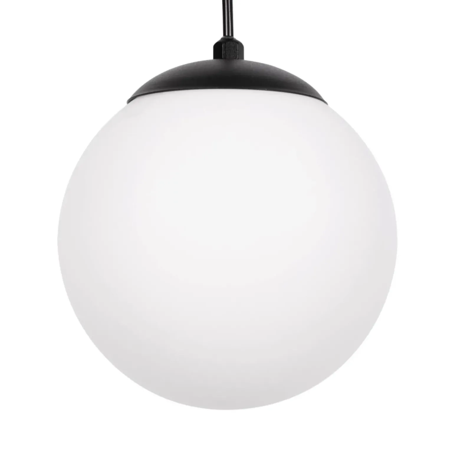 Store Czarno-biała lampa wisząca na sześć żarówek K-4748 | Kaja Oświetlenie Żyrandole Nowoczesne