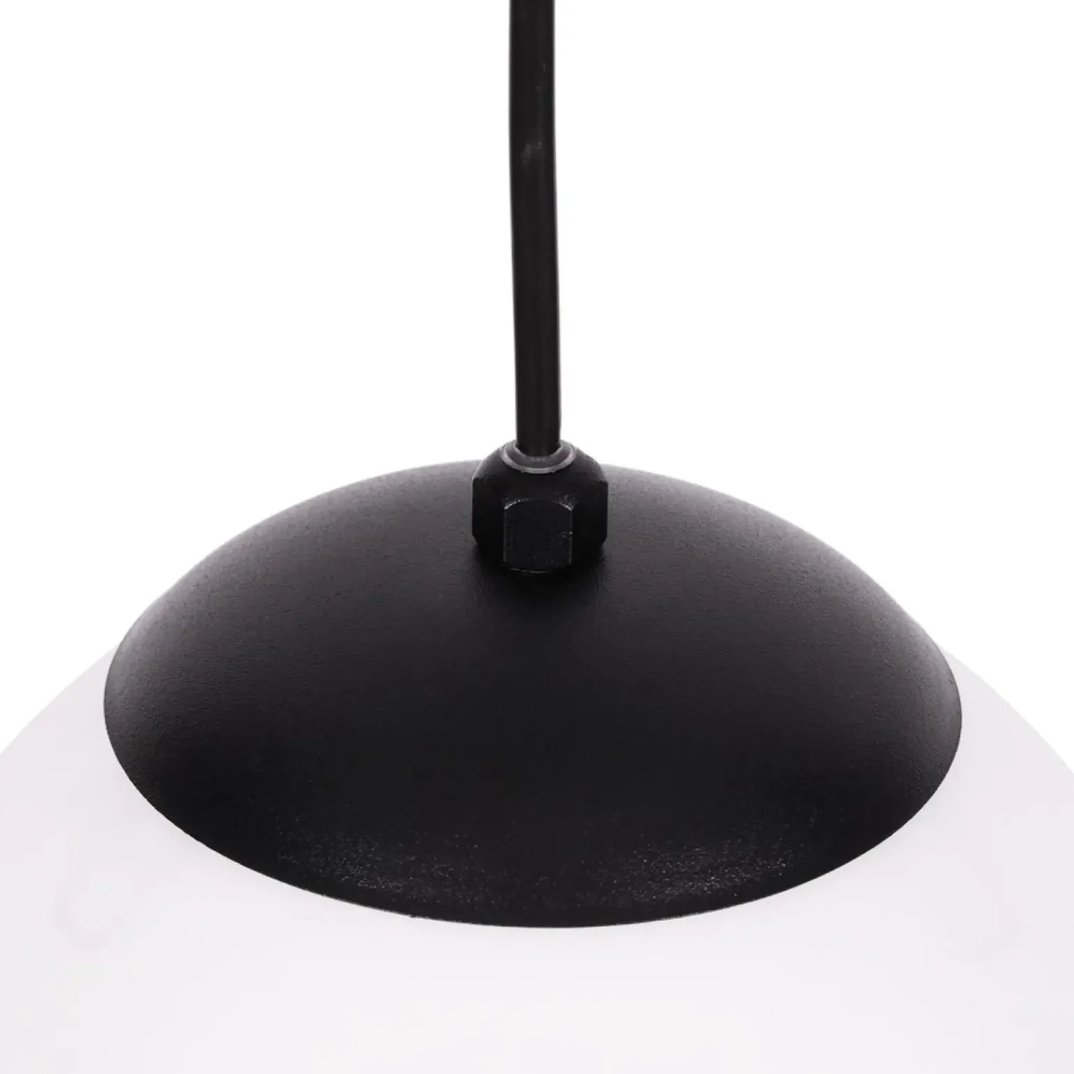 Store Czarno-biała lampa wisząca na sześć żarówek K-4748 | Kaja Oświetlenie Żyrandole Nowoczesne