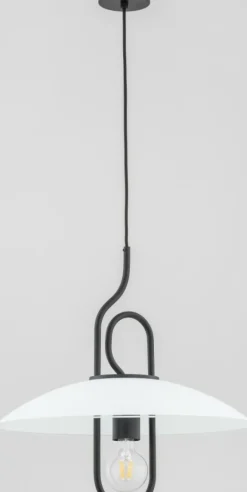 Best Sale Czarno-biała lampa wisząca o nietypowej formie AL 60623 | Kaja Żyrandole Nowoczesne