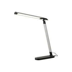Sklep Kaja Czarno-biała lampka biurkowa, regulowane ramię 8357 | Kaja Oświetlenie