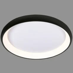 Sklep Kaja Czarno-biały plafon LED ⌀61cm 5280-850RC-BK-3 ALESSIA | Kaja