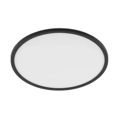 Sklep Kaja Czarno-biały plafon z LED-em, ochrona IP54 TK 6901 z serii AQUA