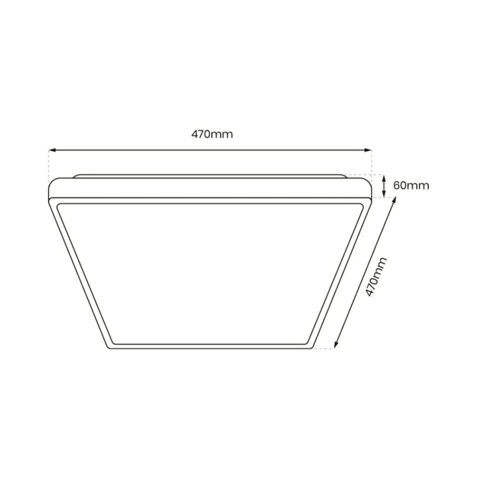 Sklep Kaja Czarno-biały plafon ze zintegrowanym LED-em ML7937 z serii FABIO | Kaja Oświetle