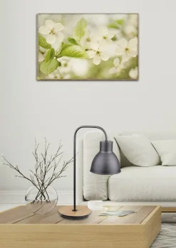 Sklep Kaja Czarno-drewniana lampka biurkowa 41-73488 z serii VARIO | Kaja