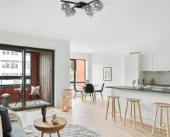 Outlet Czarno-grafitowa lampa sufitowa, na sześć kloszy K-5466 z serii PAXI Żyrandole Nowoczesne