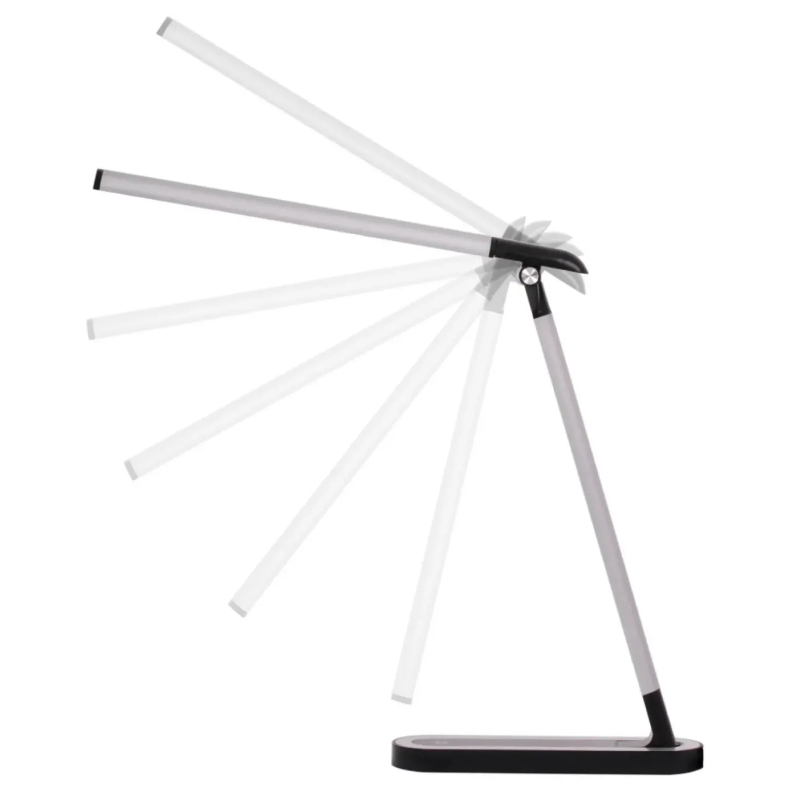 Dzieci Sklep Kaja Czarno-srebrna, ledowa lampka biurkowa K-MT-206 CZARNY z serii NIKO