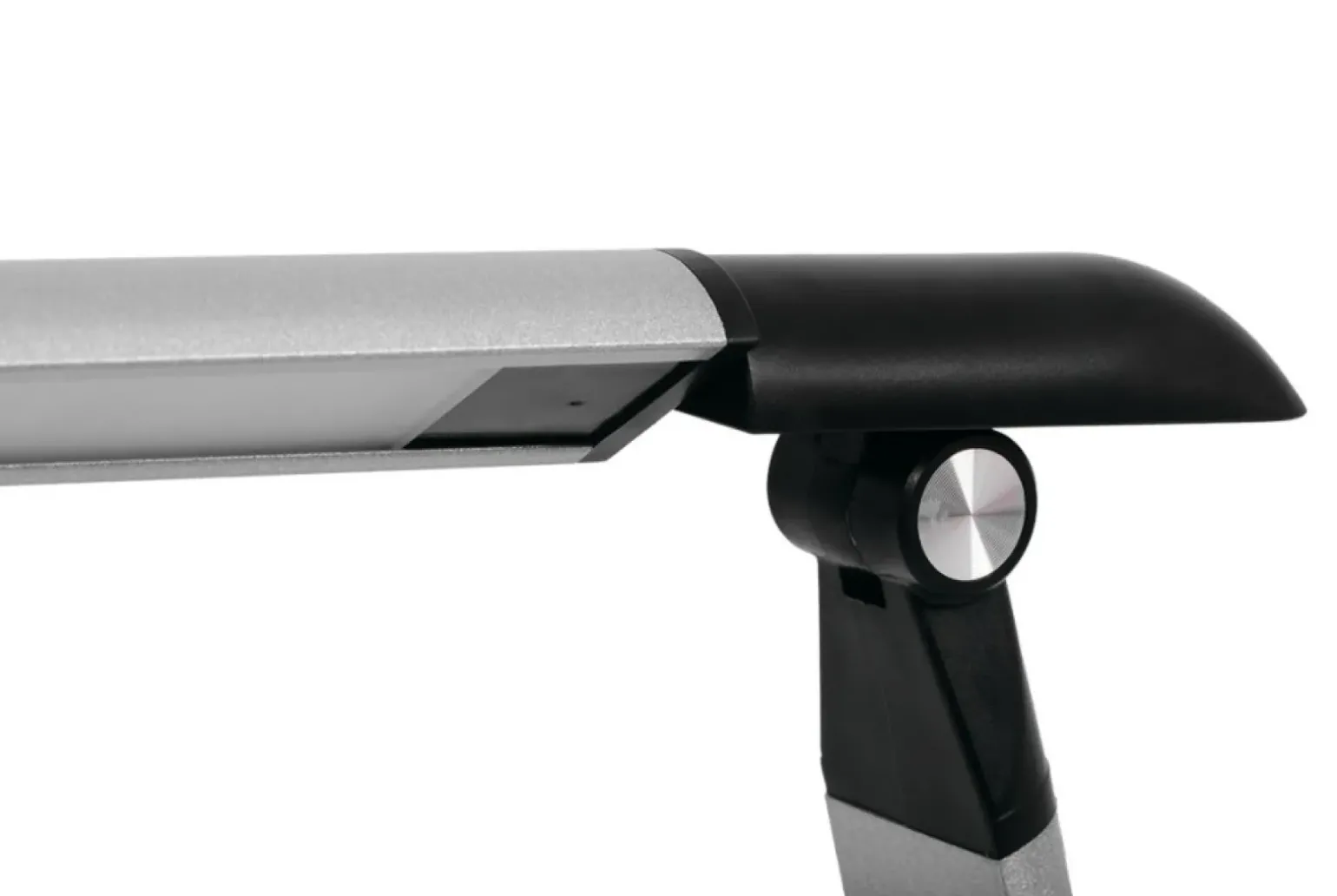 Dzieci Sklep Kaja Czarno-srebrna, ledowa lampka biurkowa K-MT-206 CZARNY z serii NIKO