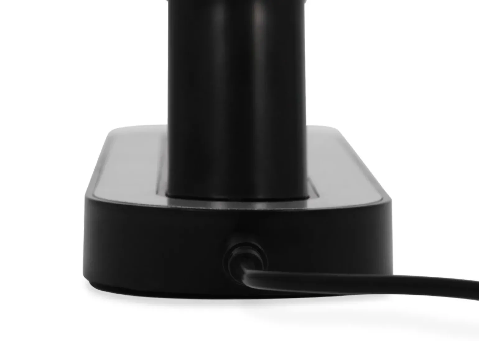 Dzieci Sklep Kaja Czarno-srebrna, ledowa lampka biurkowa K-MT-206 CZARNY z serii NIKO