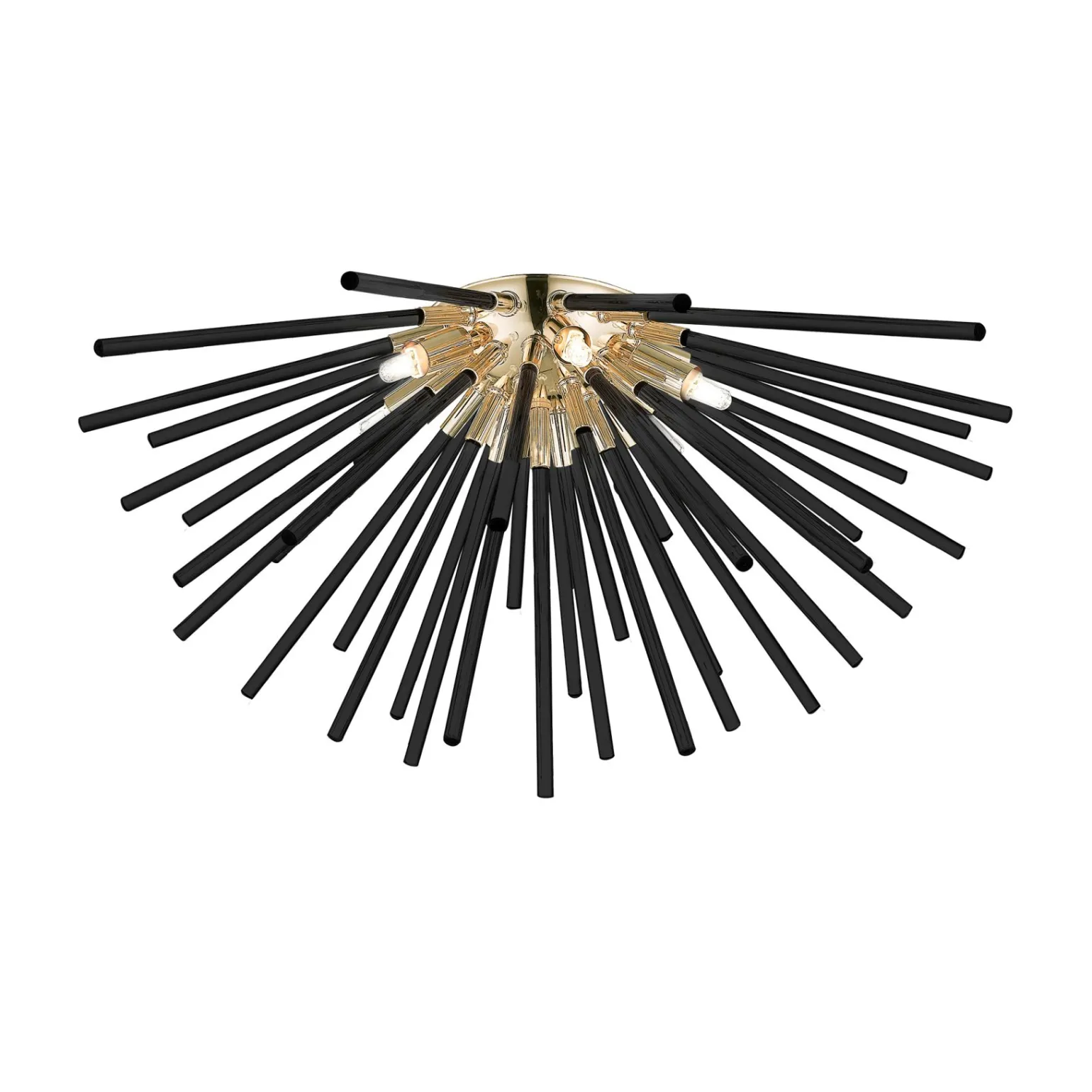 Sklep Kaja Czarno-złota, designerska lampa sufitowa C0491-06B-F7BC URCHIN | Kaja
