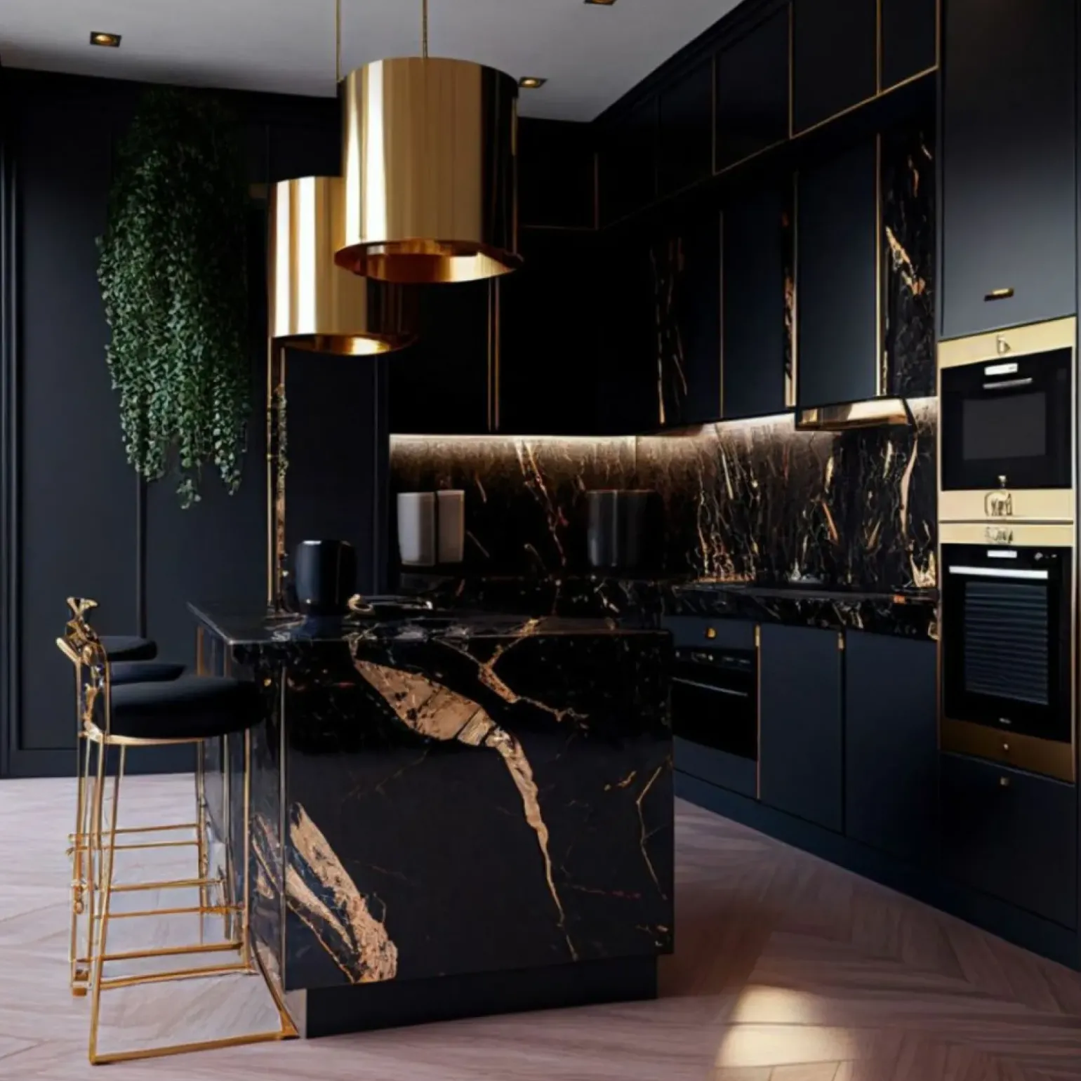 Sklep Kaja Czarno-złota, kwadratowa oprawa podtynkowa 92706-N z serii CHUCK