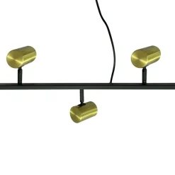 Clearance Czarno-złota lampa nad wyspę kuchenną LP-731/6L GD SNOW | Kaja Żyrandole Nowoczesne