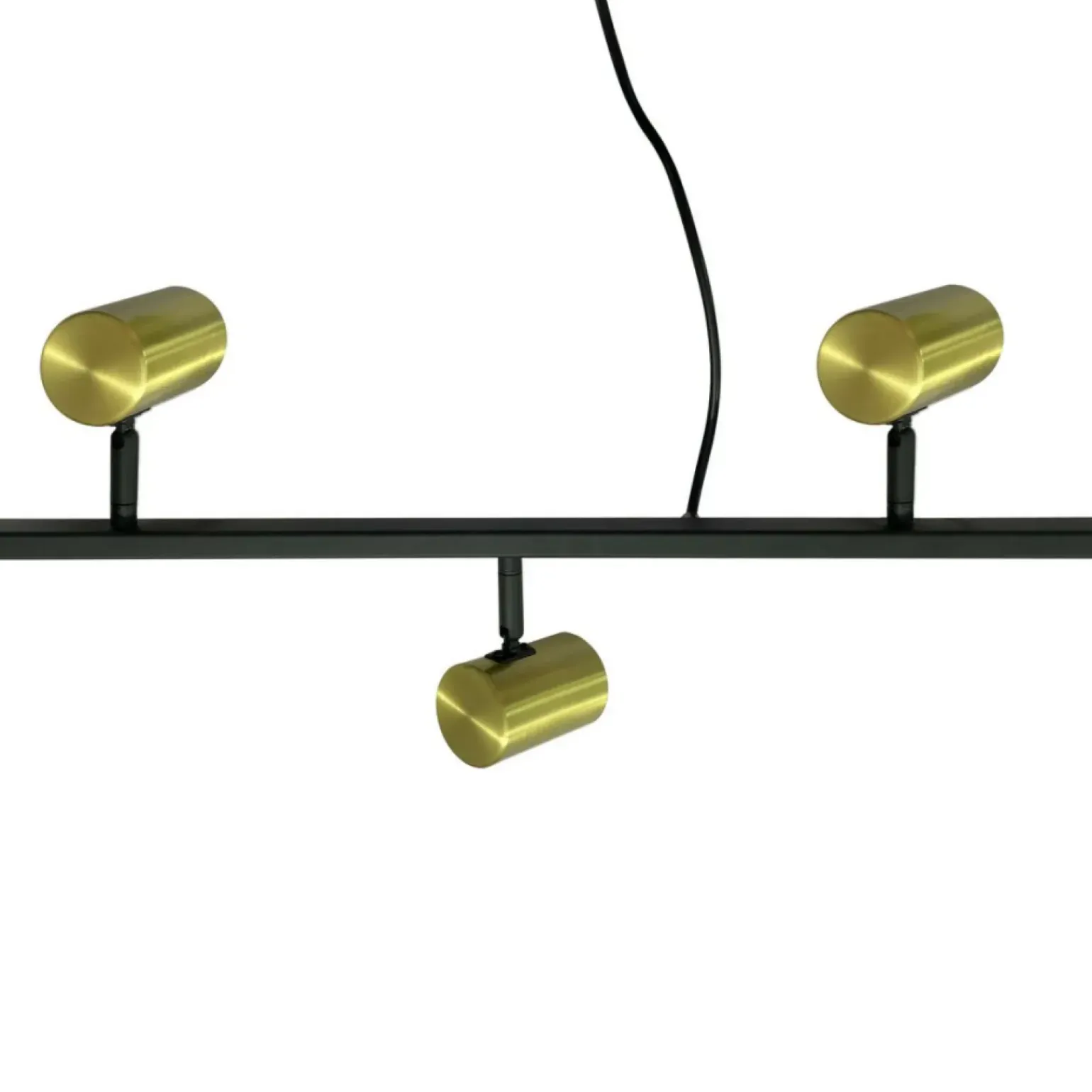 Clearance Czarno-złota lampa nad wyspę kuchenną LP-731/6L GD SNOW | Kaja Żyrandole Nowoczesne