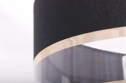 Sklep Kaja Czarno-złota lampa podłogowa, do salonu K-5205 z serii NICEA | Kaja