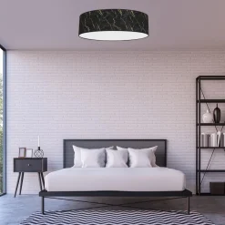 Sklep Kaja Czarno-złota lampa sufitowa, ozdobny plafon MLP7297 z serii SENSO | Kaja Oświetl