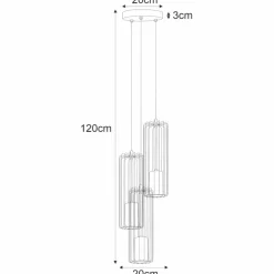 Best Czarno-złota lampa wisząca - okrągła podsufitka K-4937 | Kaja Żyrandole Nowoczesne