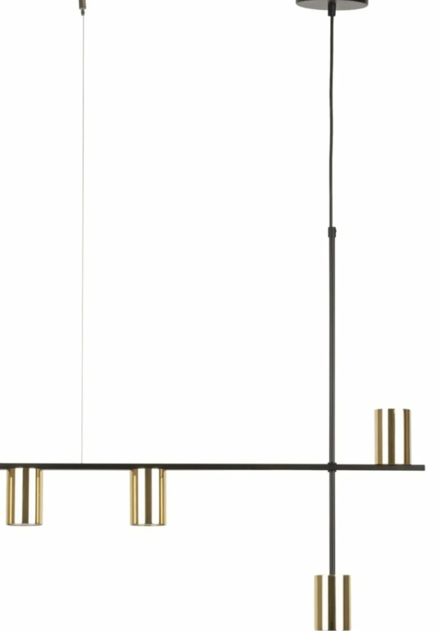 Online Czarno-złota lampa wisząca nad stolik kawowy SIG 33690 VENDO | Kaja Żyrandole Nowoczesne