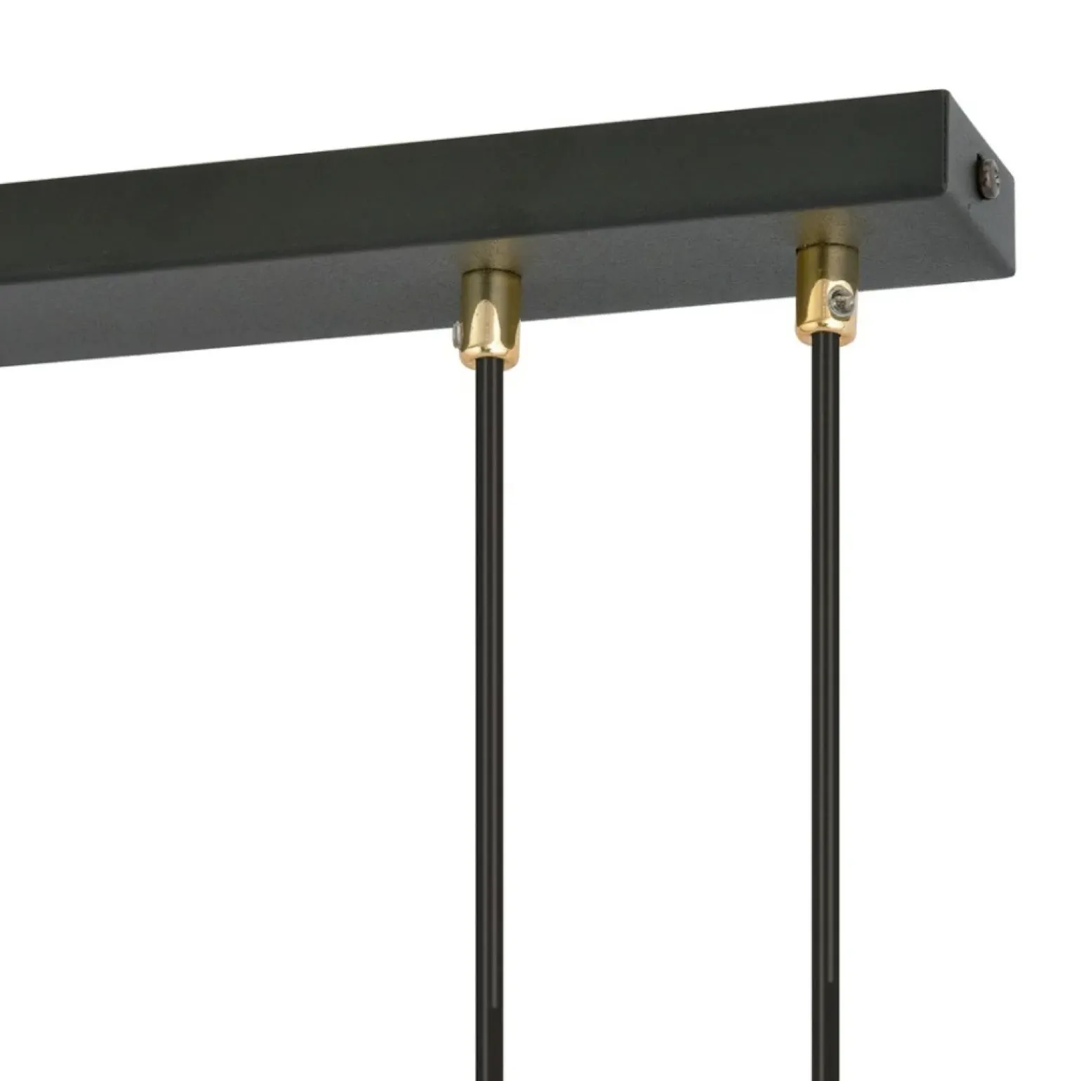 Shop Czarno-złota lampa wisząca, regulowane zwisy 1113/4 GLAM | Kaja Żyrandole Nowoczesne