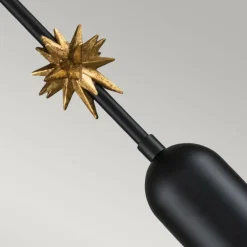 Best Sale Czarno-złota lampa wisząca z ozdobą ETOILE-P-S-MB z serii ETOILE Żyrandole Nowoczesne