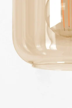 New Czarno-złota lampa wisząca z dwoma kloszami K-5266 z serii DOKA | Kaja Żyrandole Nowoczesne