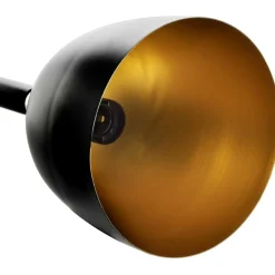 Cheap Czarno-złota lampa wisząca z trzema kloszami MLP6222 z serii CLARK | Kaja Oświet Żyrandole Nowoczesne