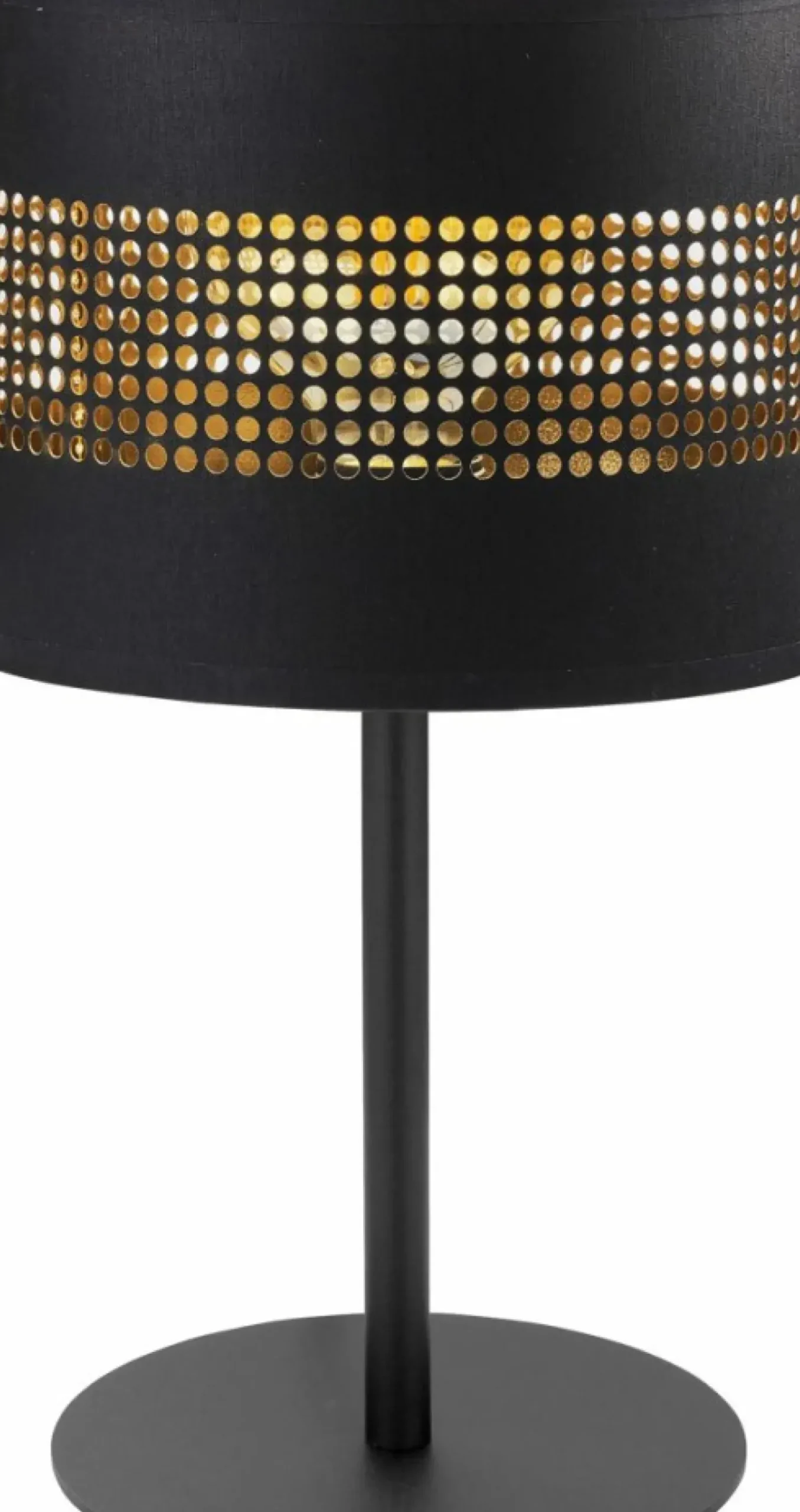 Sklep Kaja Czarno-złota lampka do sypialni TK 5054 TAGO BLACK | Kaja Oświetlenie
