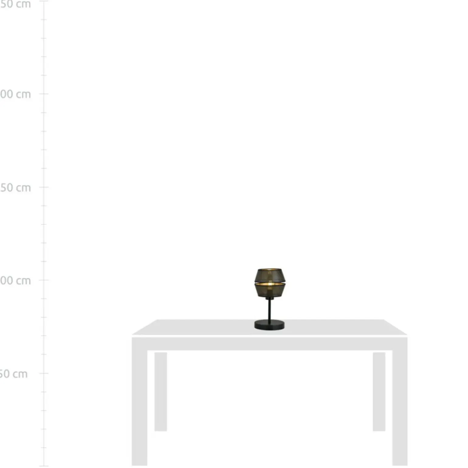 Sklep Kaja Czarno-złota lampka na stolik nocny przy łóżku 1185/LN z serii MALIA