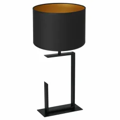 Sklep Kaja Czarno-złota lampka nocna, z dużym gwintem LX 3417 z serii TABLE LAMPS