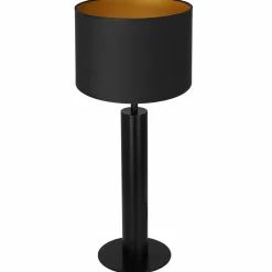 Sklep Kaja Czarno-złota lampka stołowa, do gabinetu LX 3664 z serii TABLE LAMPS