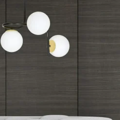 Best Sale Czarno-złota, metalowa lampa sufitowa 1032/3 RAGNAR | Kaja Oświetlenie Żyrandole Nowoczesne