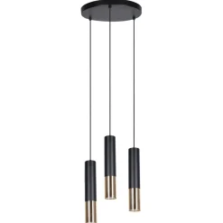 Cheap Czarno-złota, minimalistyczna lampa K-4872 ASTINA | Kaja Oświetlenie Żyrandole Nowoczesne