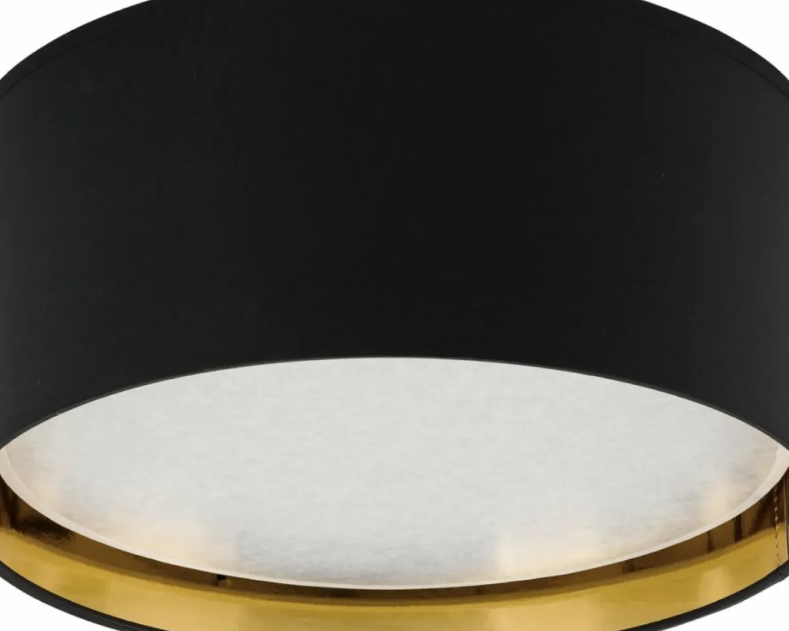 Best Czarno-złota, okrągła lampa sufitowa TK 3376 BILBAO | Kaja Oświetlenie Żyrandole Nowoczesne