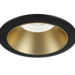 Sklep Kaja Czarno-złota oprawka podtynkowa DL053-01BMG SHARE | Kaja Oświetlenie