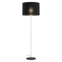 Sklep Kaja Czarno-złota, prosta lampa stojąca TK 16029 UMBERTO BLACK GOLD | Kaja