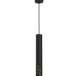 Best Czarno-złota tuba na prostym zwisie LX 4170 ALTRO BUBLE | Kaja Żyrandole Nowoczesne