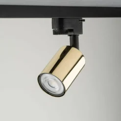 Sklep Kaja Czarno-złoty reflektor do szyny jednofazowej TK 4921 TRACER | Kaja