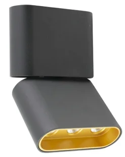 Sklep Kaja Czarno-złoty spot LED regulowany MX C0150 MARVEL | Kaja Oświetlenie