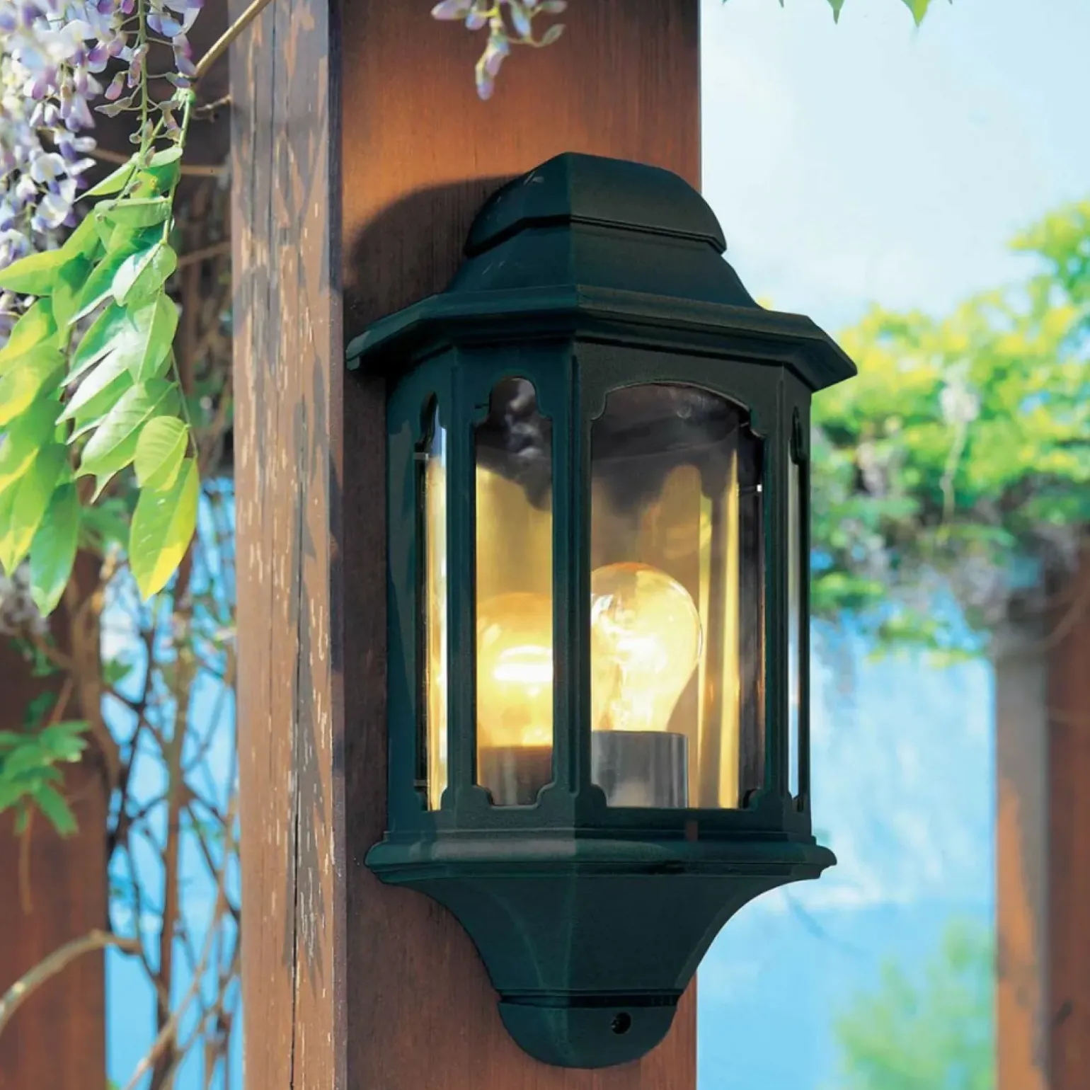 Sklep Kaja Czarny, gustowny kinkiet elewacyjny CP7-BLACK z serii CHAPEL