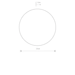Sklep Kaja kinkiet ścienny, w kształcie koła 7634 | Kaja Oświetlenie
