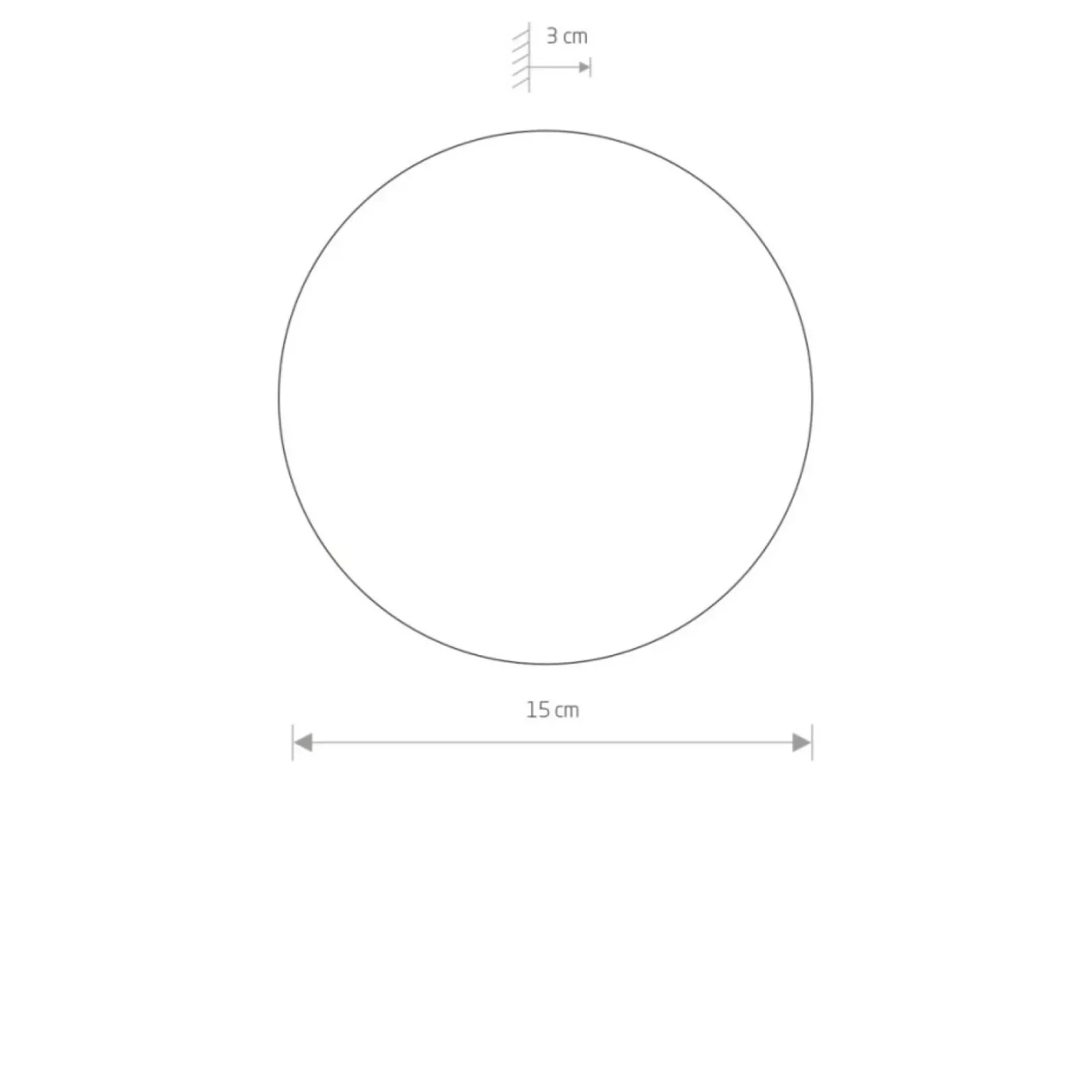 Sklep Kaja kinkiet ścienny, w kształcie koła 7634 | Kaja Oświetlenie