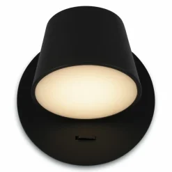 Sklep Kaja Czarny kinkiet ścienny z włącznikiem MOD421WL-L6B3K z serii PIXEL