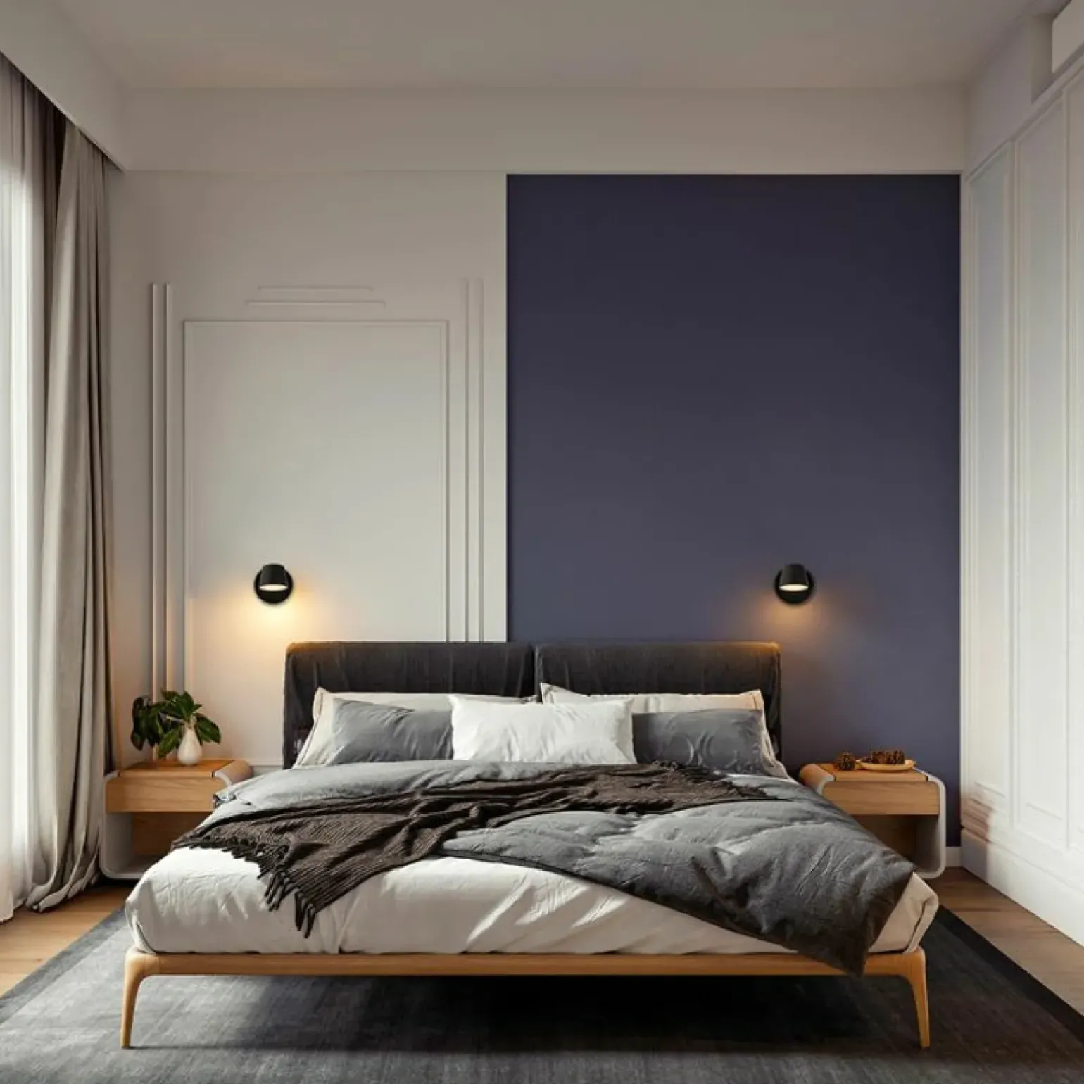 Sklep Kaja Czarny kinkiet ścienny z włącznikiem MOD421WL-L6B3K z serii PIXEL