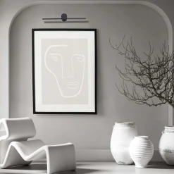 Sklep Kaja Czarny kinkiet do łazienki 40cm 6W LP-777/1W M BK z serii MODERN SLIM