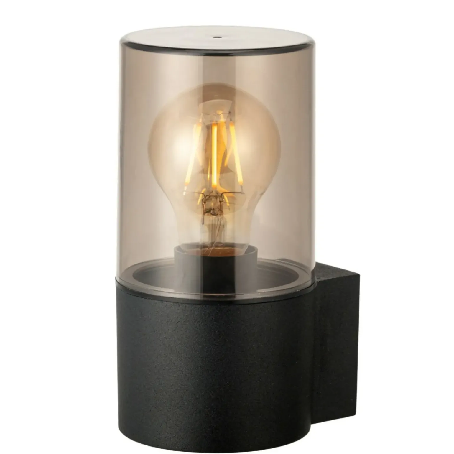 Sklep Kaja Czarny kinkiet elewacyjny na klasyczną żarówkę AZ5863 HAGER | Kaja